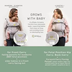 Líllébaby Front, Hip And Backpack Carriers*Líllé Baby - Complete All Seasons Carrier, Pebble Grey