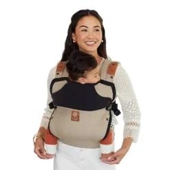 Líllébaby Front, Hip And Backpack Carriers*- Elevate 6-In-1 Linen Blend Baby Carrier, Warm Sand