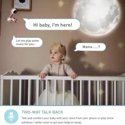 Lollipop Wi-Fi Monitors|Video Monitors*- Baby Monitor Full-Featured Smart Wi-Fi Camera, Cotton Candy