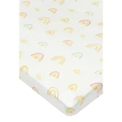 Loulou LOLLIPOP Crib & Bed Sheets*- Crib Sheet, Pastel Rainbow