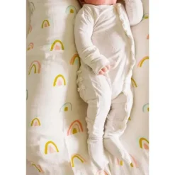 Loulou LOLLIPOP Crib & Bed Sheets*- Crib Sheet, Pastel Rainbow