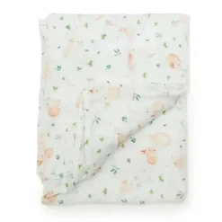 Loulou LOLLIPOP Easter|Swaddles & Wearable Blankets*- Muslin Swaddle, Bunny Meadow