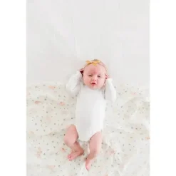 Loulou LOLLIPOP Easter|Swaddles & Wearable Blankets*- Muslin Swaddle, Bunny Meadow