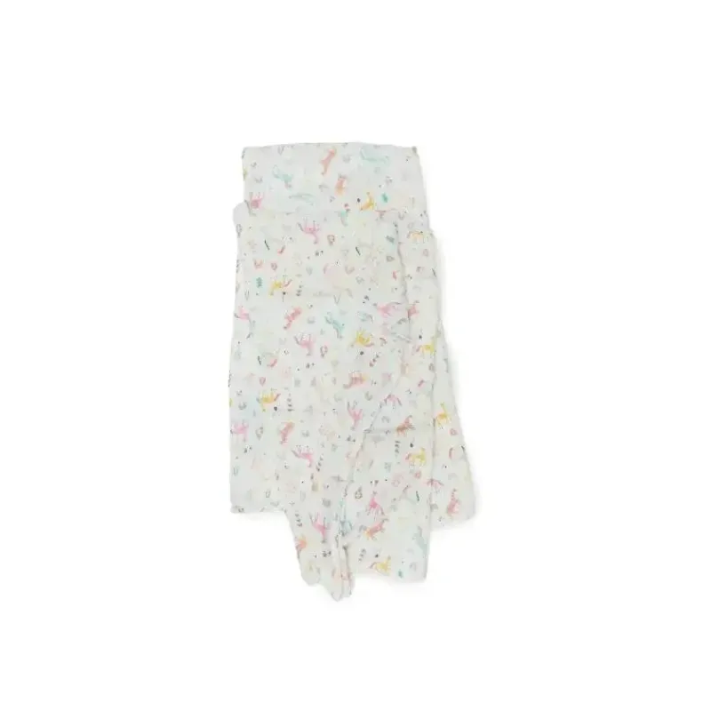 Loulou LOLLIPOP Blankets & Quilts*- Muslin Swaddle, Unicorn Dream