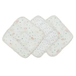 Loulou LOLLIPOP Easter|Baby Washcloths*- 3Pk Washcloth Set, Bunny Meadow