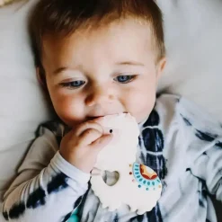 Loulou LOLLIPOP Toys For 0-12 Months|Gift For Baby*- Silicone Teether Gem Set, Llama