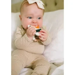 Loulou LOLLIPOP Toys For 0-12 Months|Gift For Baby*- Silicone Teether Set, Ebi Shrimp