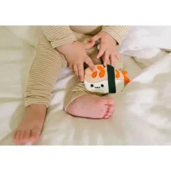 Loulou LOLLIPOP Toys For 0-12 Months|Gift For Baby*- Silicone Teether Set, Ebi Shrimp