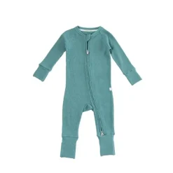 Loulou LOLLIPOP Baby Sleepwear*- Waffle Sleeper, Smoke Blue