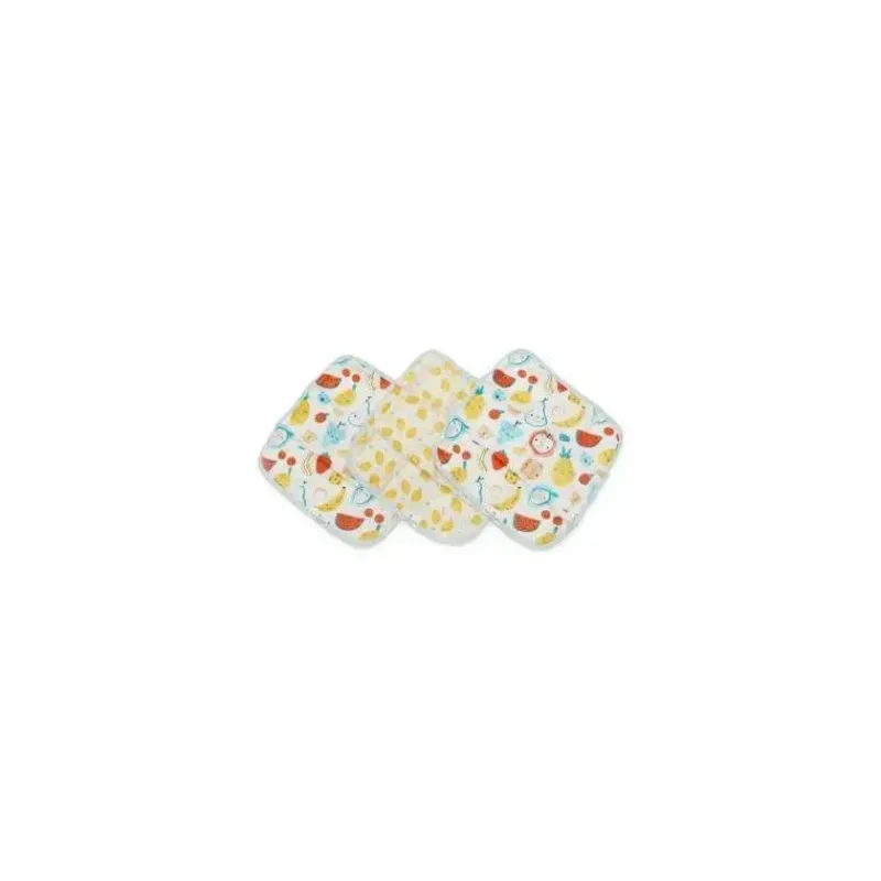 Loulou LOLLIPOP Baby Washcloths*Cutie Fruits Wash Cloth Set