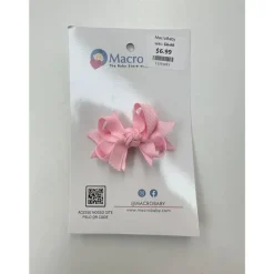 MacroBaby Baby Hair Accessories*Love Acessorios - Hair Bow Mini, Pink