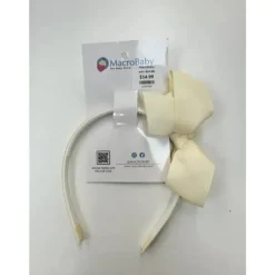 MacroBaby Baby Hair Accessories*Love Acessorios - Headband Arc Cream