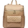 Luli Bebe Diaper Backpacks*- Monaco Diaper Bag Backpack, Latte-Brown