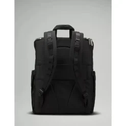 Lululemon Diaper Backpacks*- New Parent Backpack 17L, Black/Silver Drop