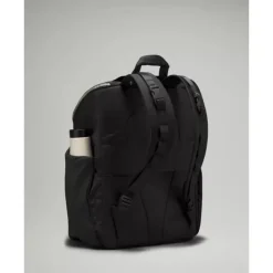 Lululemon Diaper Backpacks*- New Parent Backpack 17L, Black/Silver Drop