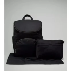 Lululemon Diaper Backpacks*- New Parent Backpack 17L, Black/Trench