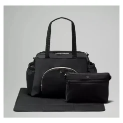 Lululemon Tote Bags*- New Parent Tote Bag 20L, Black/Silver Drop
