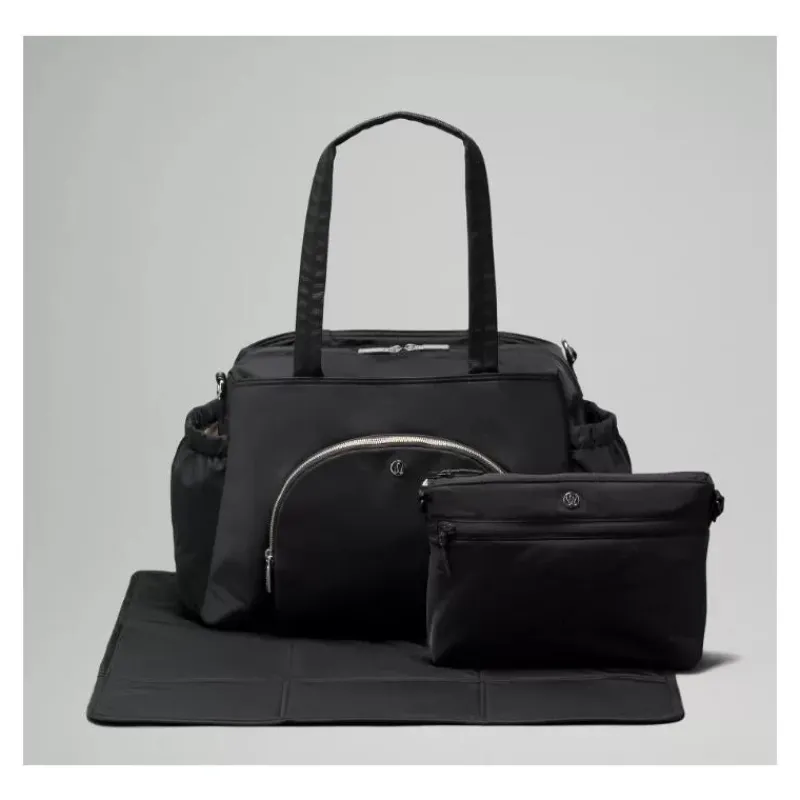 Lululemon Tote Bags*- New Parent Tote Bag 20L, Black/Silver Drop