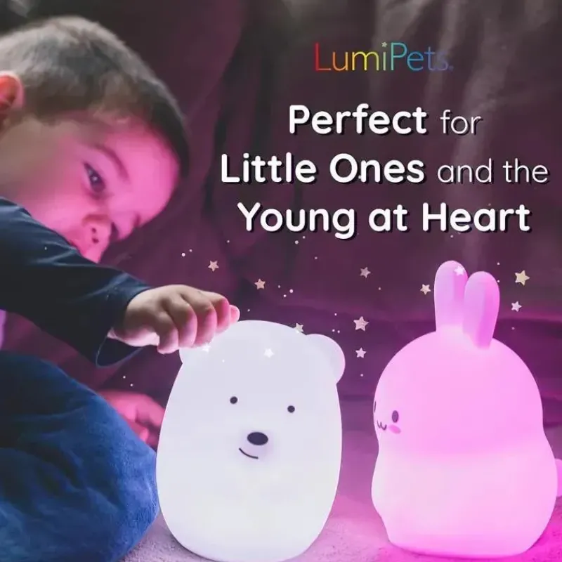 LumieWorld Easter|Lighting*- Lumipets, Kids Night Light, Play Music, Bunny Rabbit