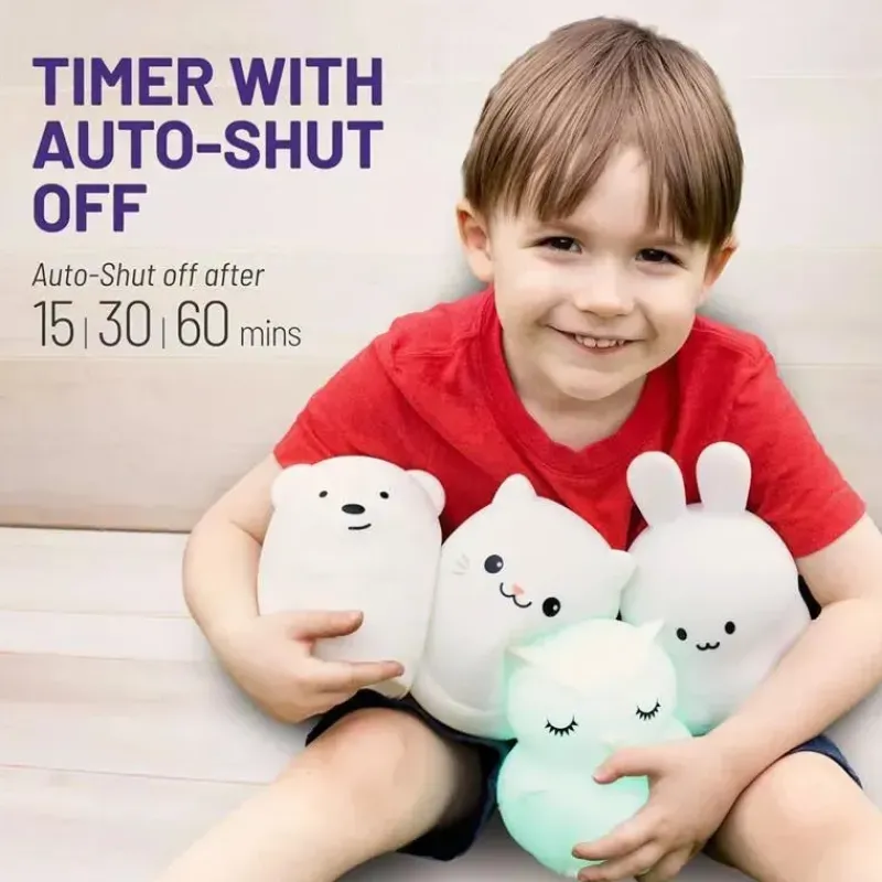 LumieWorld Easter|Lighting*- Lumipets, Kids Night Light, Play Music, Bunny Rabbit