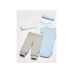 Baby Vision Preemie Clothing*Luvable Friends - 4Pk Baby Boy Cotton Preemie Layette Set