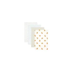 Luvable Friends Blankets & Quilts*- 4Pk Fox Flannel Receiving Blankets