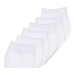Baby Vision Baby Gloves & Socks*Luvable Friends - 6Pk Unisex White Baby Socks Set