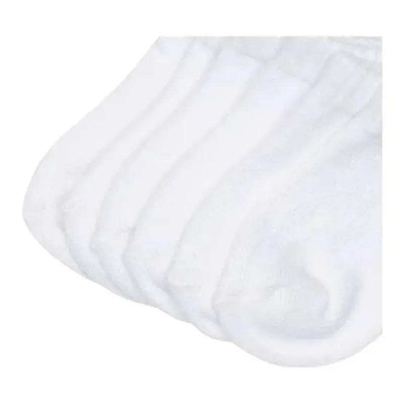 Baby Vision Baby Gloves & Socks*Luvable Friends - 6Pk Unisex White Baby Socks Set