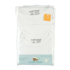 Luvable Friends Baby Onesies & Bodysuits*3-Pack Long Sleeve Bodysuits, White