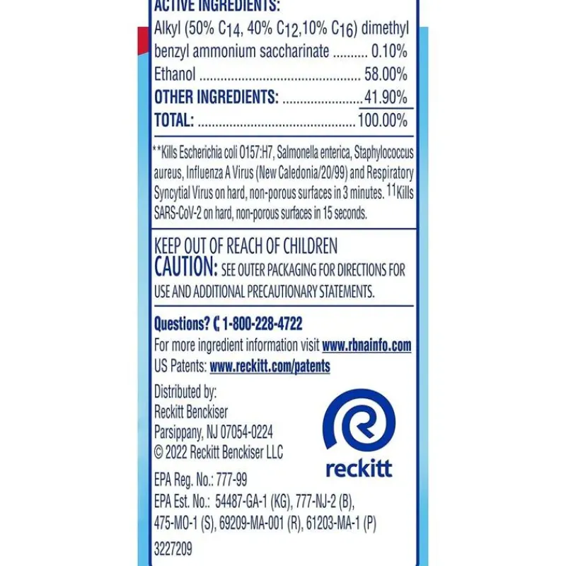 PTL USA Cleaning*Lysol-To-Go Disinfectant Spray 1Oz