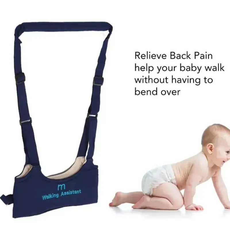 MacroBaby Cool Baby Products*- Adjustable Length Baby & Toddler Belt Walking Wings, Navy Blue
