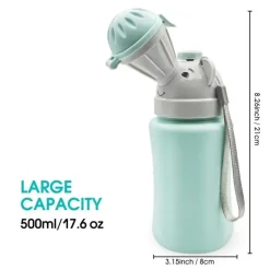 MacroBaby Cool Baby Products|Potty Training*- Boy Portable Elephant Leakproof Urinal Emergency Toilet Pee Bottle Cup Jar