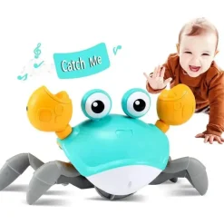 MacroBaby Pretend Play|Toys For 0-12 Months*- Crawling Crab Baby Toy