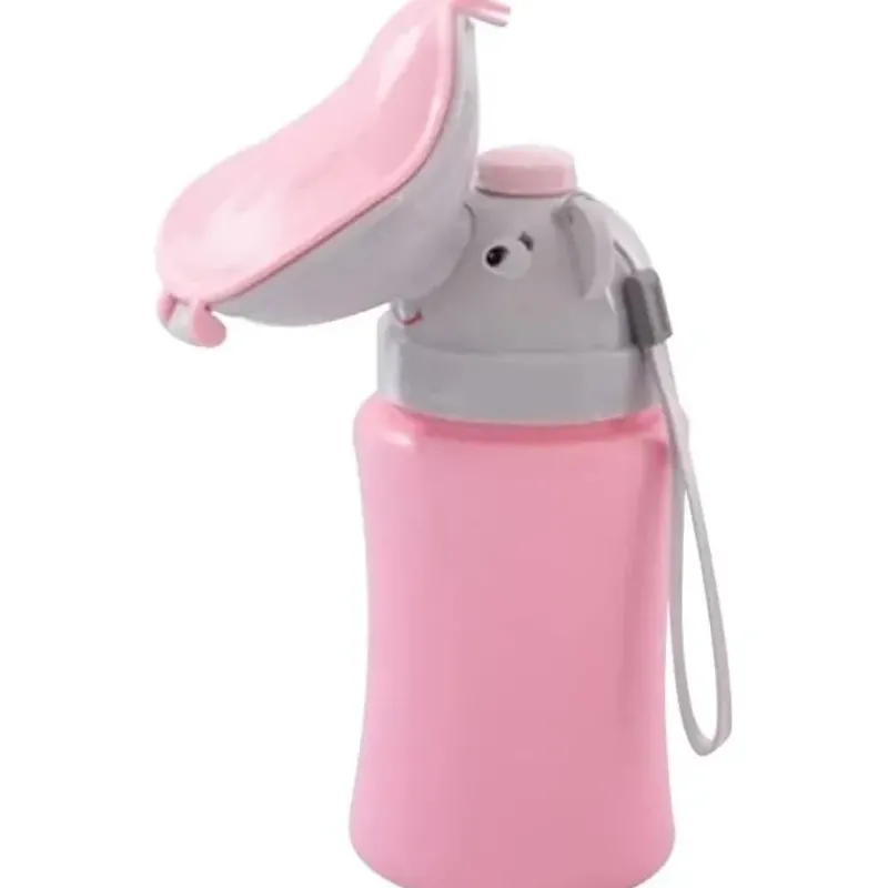 MacroBaby Cool Baby Products|Potty Training*- Girl Portable Elephant Leakproof Urinal Emergency Toilet Pee Bottle Cup Jar