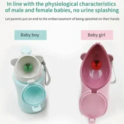 MacroBaby Cool Baby Products|Potty Training*- Girl Portable Elephant Leakproof Urinal Emergency Toilet Pee Bottle Cup Jar