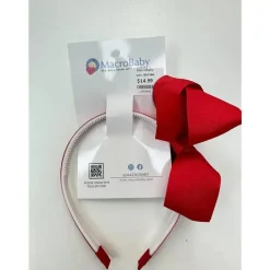 MacroBaby Baby Hair Accessories*- Headband Arc, Red