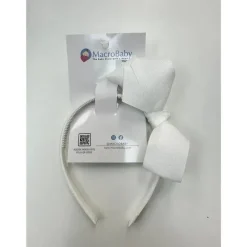 MacroBaby Baby Hair Accessories*- Headband Arc, White