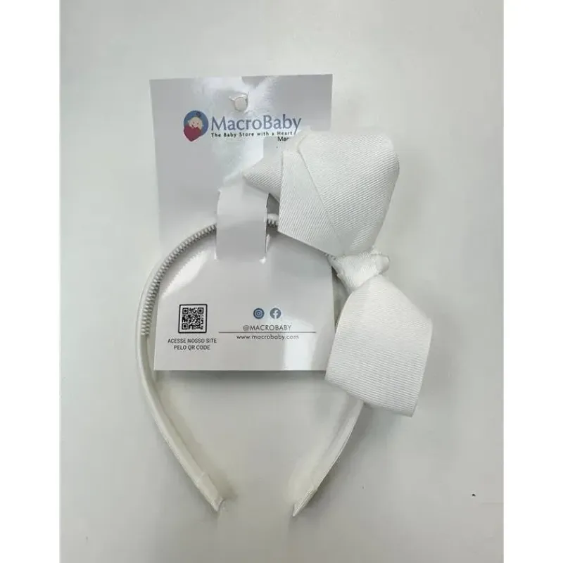 MacroBaby Baby Hair Accessories*- Headband Arc, White