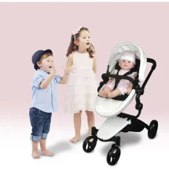 MacroBaby Doll Stroller*- Luxury Baby Doll Stroller for 18 & 20 Girl Dolls