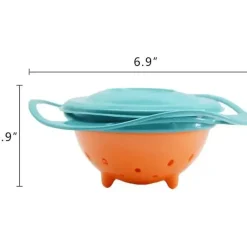 MacroBaby Cool Baby Products|Plates & Bowls*- Magic Gyro Bowl 360 Degree Rotate Spill-Proof Bowls with Lid