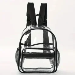 Kids MacroBaby Kids Bags & Backpacks*- Mini Waterproof Transparent Black School Backpack