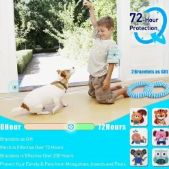 MacroBaby Repellent*- Mosquito Repellent Bracelet, Blue