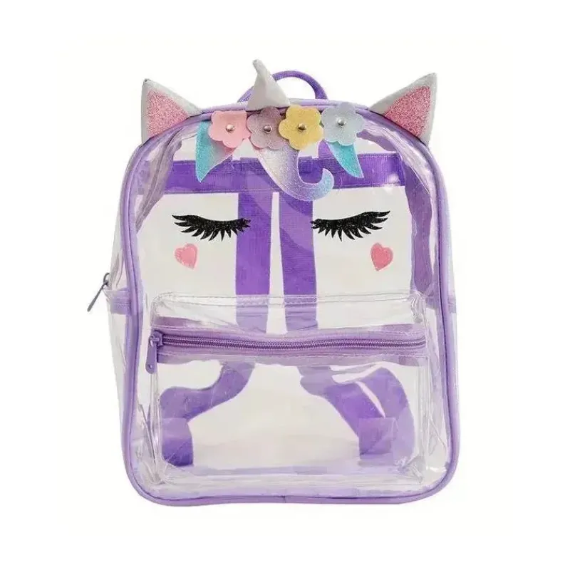 Kids MacroBaby Kids Bags & Backpacks*- Purple Summer Waterproof Unicorn Backpack