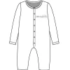 MacroBaby Dolls Accessories|Dolls*Doll's Maternity - White Long Sleeve Baby Romper
