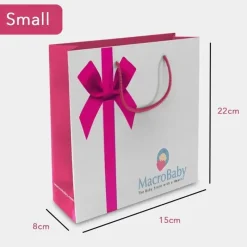 MacroBaby Gift Wrap*Paper Gift Bags - Small - 15X8x22