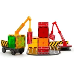 Kids Magnatiles Gift For Kids*- Builder 32-Piece Magnetic Construction Set