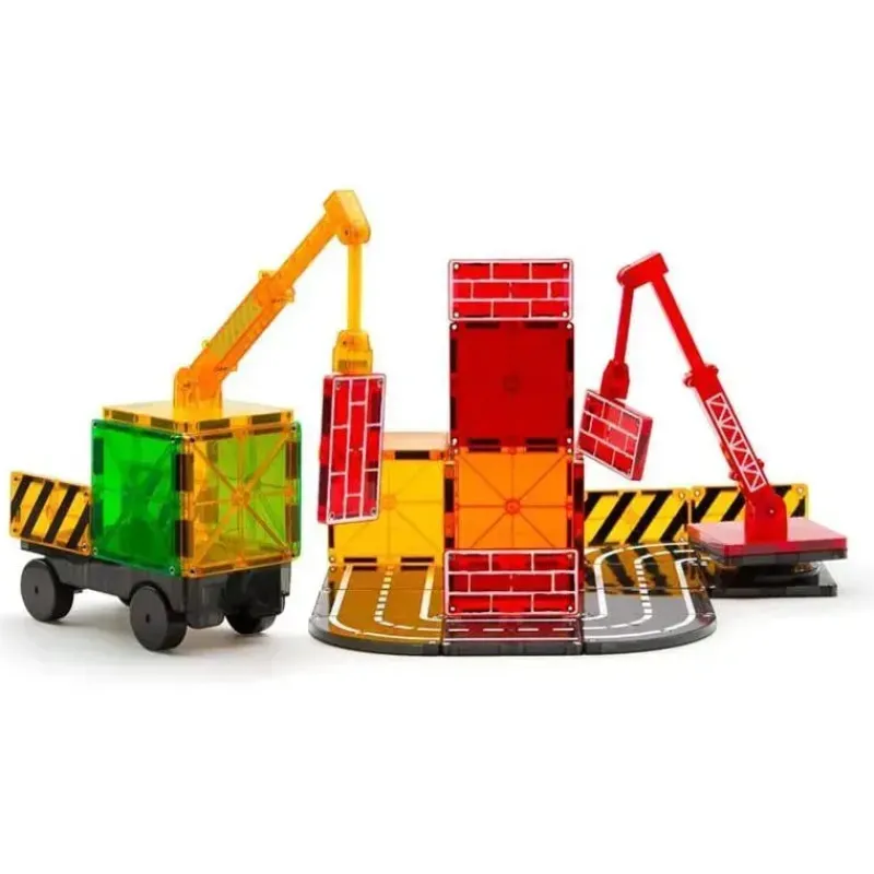 Kids Magnatiles Gift For Kids*- Builder 32-Piece Magnetic Construction Set