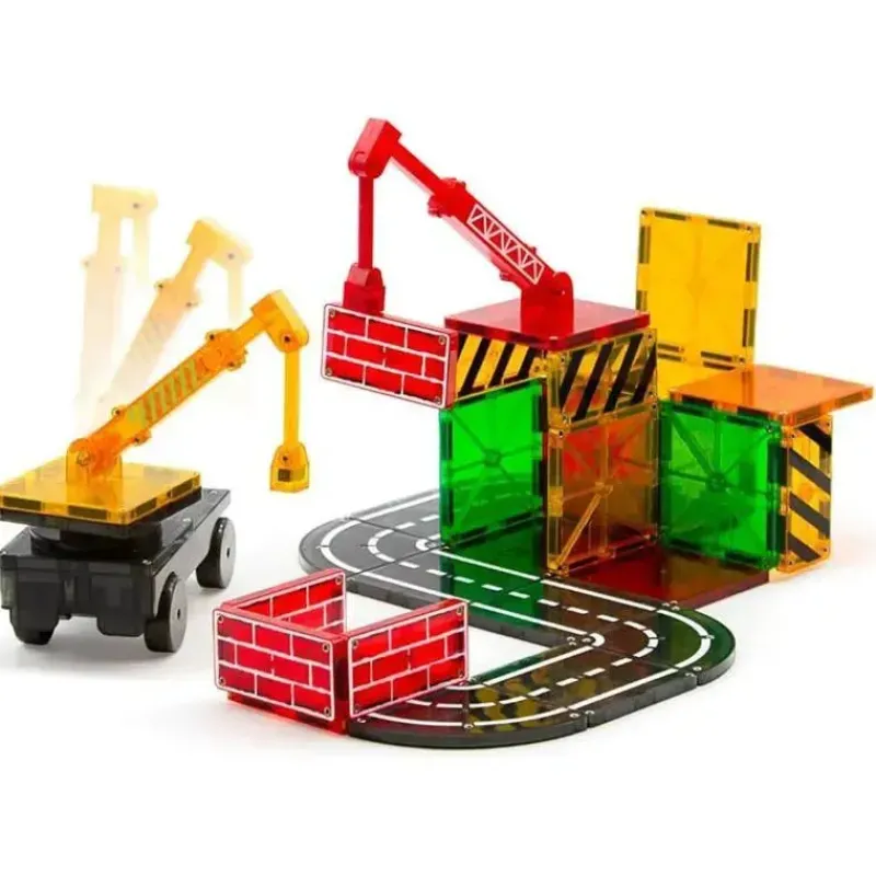 Kids Magnatiles Gift For Kids*- Builder 32-Piece Magnetic Construction Set