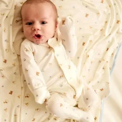 Magnetic Me Baby Sleepwear*- Baby Lullaby Lane Modal Footie