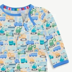 Magnetic Me Baby Sleepwear*Magnificent Baby - As Truck Would Have It Bamboo Footie